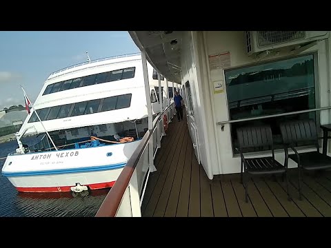 Видео: Вернулись на обед на  теплоход Николай Чернышевский, компания Водоход, РФ, 07.06.2025