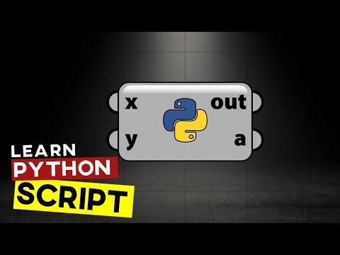 Видео: Учебное пособие по Grasshopper Python (введение)