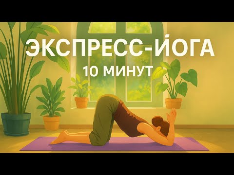 Видео: Экспресс-практика: Йога за 10 минут