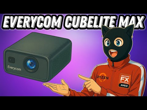 Видео: Обзор проектора Everycom CubeLite MAX