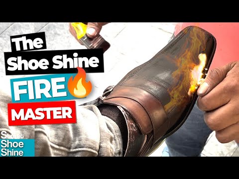 Видео: Melt INK on my Shoes - ЛУЧШАЯ Чистка Обуви Огонь #asmr #mx #zapatos #shoes