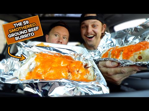 Видео: Едим буррито Суизо Пикадилло за 9 долларов из Линдо Мичоакана в парке Олбани 🌯