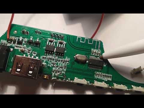 Видео: Ремонт bluetooth колонки "157" (зарядка идет, не включается)