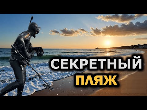 Видео: Нашел ОГРОМНЫЙ перстень на СЕКРЕТНОМ пляже с металлоискателем Equinox 900