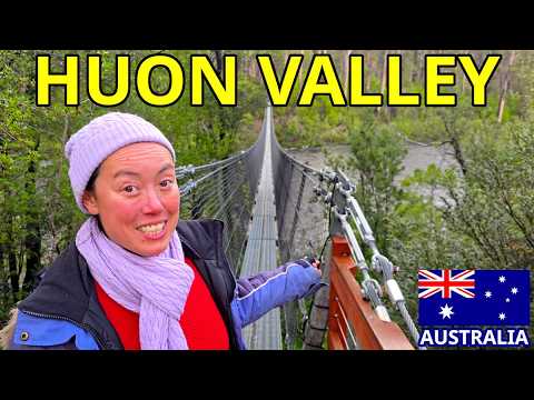 Видео: Почему стоит посетить долину Хьюон в Тасмании? | Tahune Air Walk, Huon Jet и многое другое!