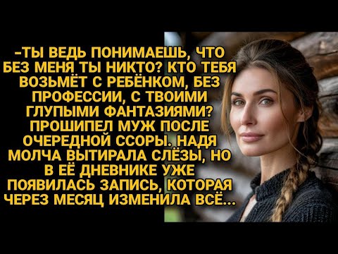 Видео: «Без меня ты никто», — твердил муж. Надя выдержала всё и однажды сказала: «Хватит».