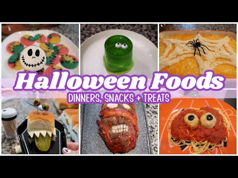Видео: Простые идеи для еды на Хэллоуин! 👻 Ужины, закуски и десерты