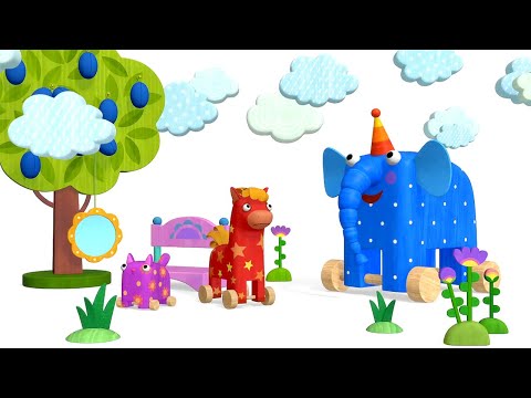 Видео: Деревяшки 🌥️ Облака ⭐ Мультики для малышей ✨ Super Toons TV