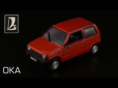 Видео: Ширпотреб: ВАЗ-1111 "Ока" // Автолегенды СССР №55 // Масштабные модели автомобилей СССР 1:43