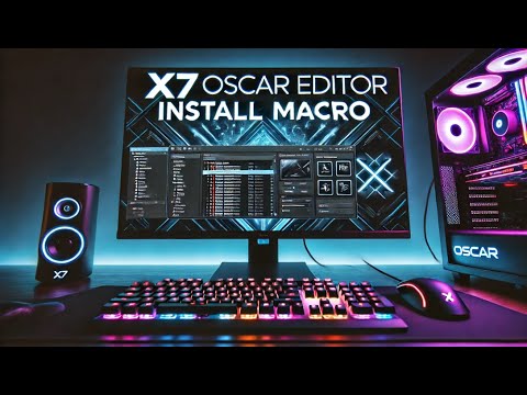 Видео: Как установить макрос на мышь X7 Oscar Editor