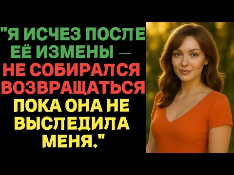 Видео: ＂Я исчез после её измены — не собирался возвращаться, пока она не выследила меня ＂