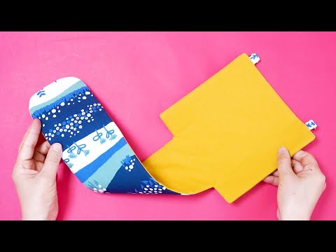 Видео: Это очень просто сделать - легко сделать чехол для телефона. [Kim's sewing]