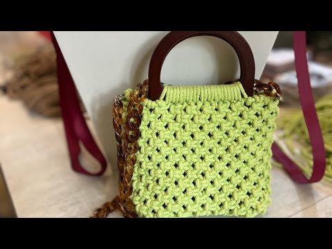 Видео: СУМКА ЗА ДЕНЬ! #макраме #макрамесумки #handmade #макрамеурок