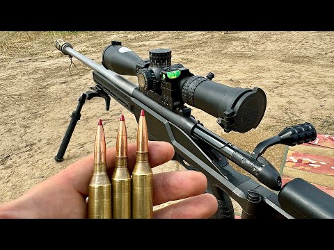 Видео: Tяжелые пули 30 калибра, для горной охоты.