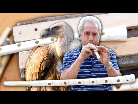 Видео: Самодельная флейта из костей грифа: древнейший музыкальный инструмент в мире