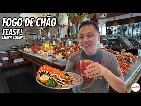 Видео: Fogo de Chão LA: Surf & Turf — лобстеры и БЕЗОГРАНИЧЕННОЕ бразильское мясо за 64 доллара