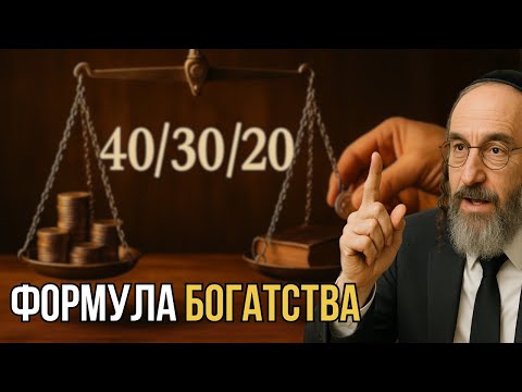 Видео: Это скрывают от людей! 40/30/20 — формула богатой жизни.