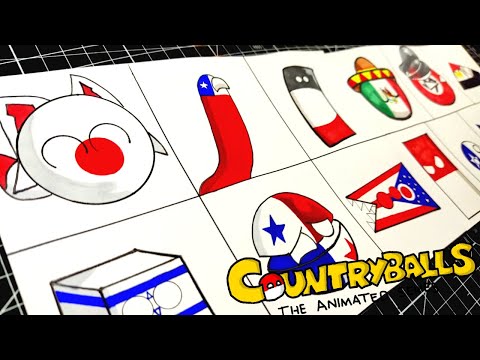 Видео: как РИСОВАТЬ САМЫЕ РЕДКИЕ СТРАНЫ В МИРЕ | полный | КАК НАРИСОВАТЬ КАНТРИБОЛС