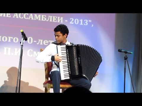 Видео: Давид Мигел. Ю. Казаков Вариации на тему у.н.п. "Ехал казак за Дунай"