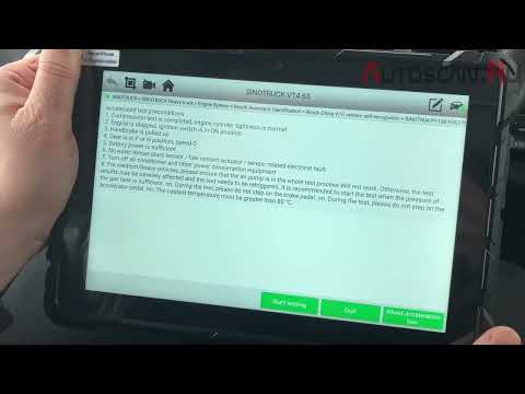 Видео: IDUTEX TS810Pro: Диагностика SINOTRUCK G7 440
