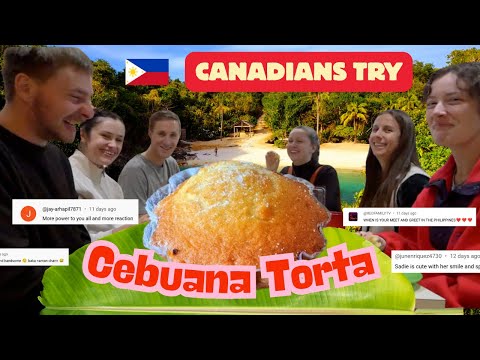 Видео: Канадцы пробуют филиппинский десерт: кебуанский торта! (Кроме того, мы читаем ваши комментарии!)