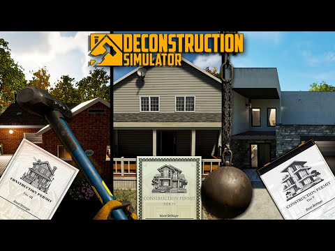 Видео: Я РАЗРУШИЛ АБСОЛЮТНО ВСЕ ДОМА... больше уничтожать нечего!!! - Deconstruction Simulator