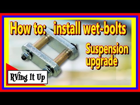 Видео: Как усилить подвеску вашего автодома: установка «мокрого» болта