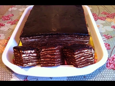 Видео: Торт Спартак / Шоколадный Торт / Spartak Cake / Пошаговый Рецепт (Очень Вкусный)