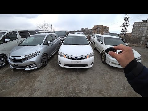 Видео: Toyota Corolla Fielder Гибрид с пробегом 121 000км. Что с батареей?