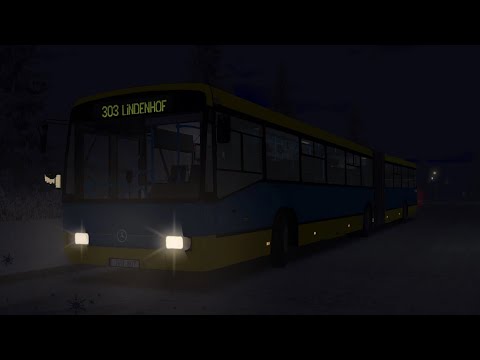 Видео: На o345G по 303 маршруту : Mercedes o345G в OMSI 2