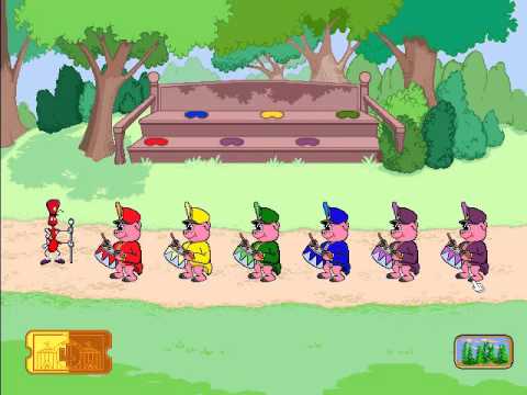 Видео: Reader Rabbit Preschool - Часть 22: Парад узоров (Билет 4)