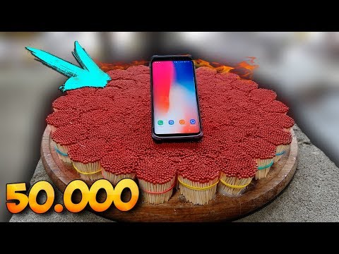 Видео: ЧТО ЕСЛИ САМЫЙ ЗАЩИЩЕННЫЙ ТЕЛЕФОН СУНУТЬ в 50.000 СПИЧЕК ...?!