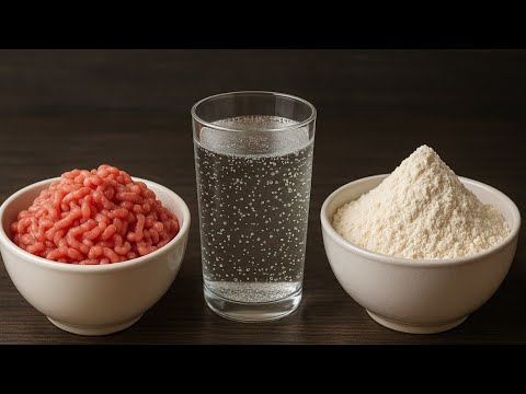 Видео: ФАРШ+МИНЕРАЛЬНАЯ ВОДА! Я НЕ УСТАЮ ИХ ГОТОВИТЬ. ТАКОЕ ПРИГОТОВЛЕНИЕ НЕ ВИДЕЛИ. Лучше чем пицца