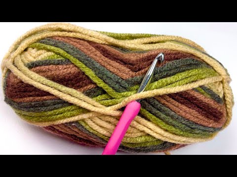 Видео: СУПЕР ПРОСТО! Простой стиль всего за 2 ряда! Милый и простой узор для одеяла, шапки или шарфа.