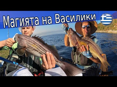 Видео: Есенен риболов в залива на Василики - Лефкада.