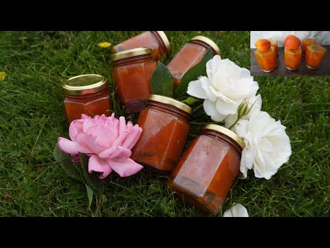 Видео: Домашно сладко от кайсии само с 5минути варене.Без Стерилизиране.