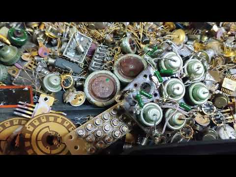 Видео: мои скромные накопления радиодеталей на сдачу