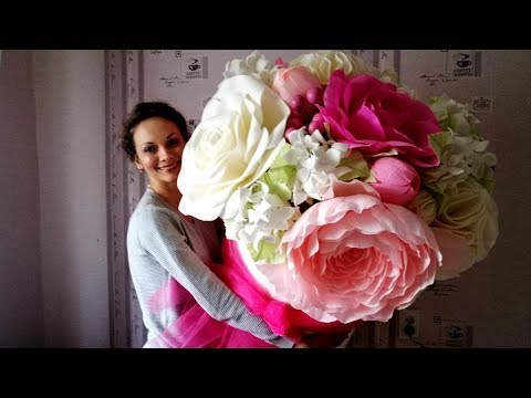 Видео: Дело в ШЛЯПЕ!!! ЦВЕТЫ-ШАРИКИ в огромной шляпной коробке / Видео мастер-класс №4