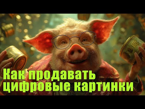 Видео: Как я продаю цифровые цифровое искусство в интернете