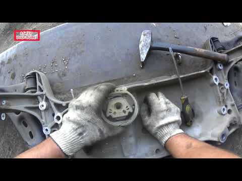 Видео: ✅✌🎥🛠👍 Volkswagen Tiguan. Замена сайлентблоков подрамника, без оправок без спиливаний без пресса 💯