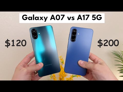Видео: Galaxy A07 и Galaxy A17 5G — в чем разница?
