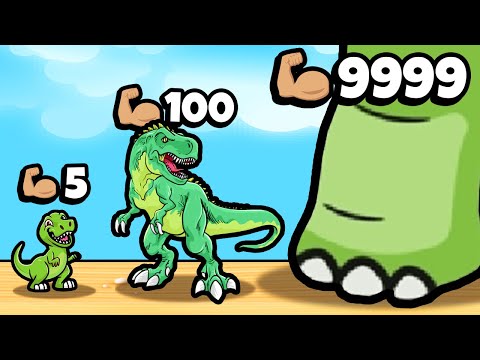 Видео: ЭВОЛЮЦИЯ СИЛЫ ДИНОЗАВРА, МАКСИМАЛЬНЫЙ УРОВЕНЬ! | Dino Commander