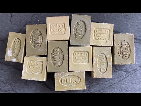 Видео: Cutting dry olive oil soap | Резка Сухого оливковым мыла | Carving dry Dalan Antique soap