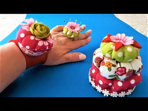 Видео: 🌺 Как сделать ИГОЛЬНИЦУ на РУКУ и на ПАЛЕЦ  / how to make a pincushion for wrist and finger