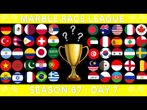 Видео: Marble Race League, сезон 67, день 7, Marble Race в Альгоду