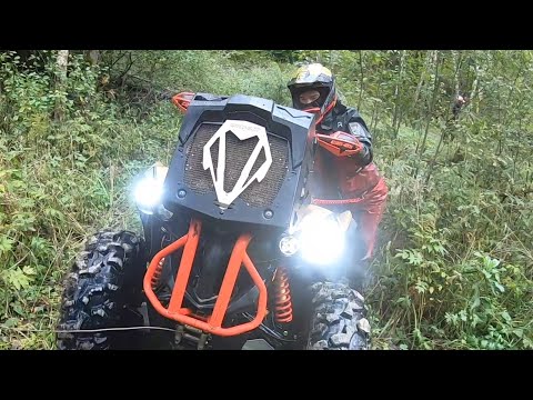 Видео: На квадроциклах под Троицком! 3 квадроцикла Brp Outlander 650 xmr 2020 в одной тусовке!