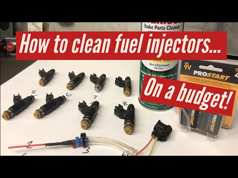 Видео: Как бюджетно очистить топливные форсунки.
