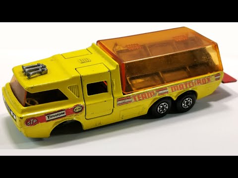 Видео: Matchbox ремонт гоночного автомобиля Transporter № K-7 Super Kings. Литая модель игрушки.