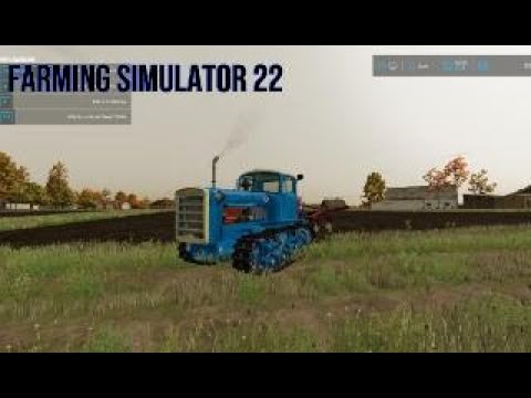 Видео: Farming simulator 22; спахал соседа поле, на эго же тракторе и эго же плугом!!!