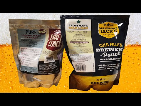 Видео: Пиво из экстракта Mangrove Jack's crossman's gold lager